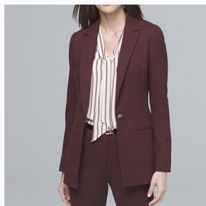 NWT WHBM Wine Blazer